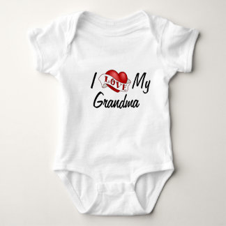 Ik hou van mijn oma Baby Creeper Romper