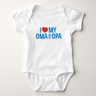 Ik hou van mijn Oma en Opa Pacifier Romper