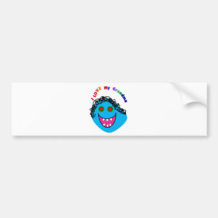 Ik hou van mijn oma Gift Ideeën Bumpersticker