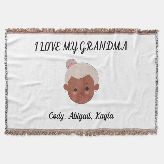 "Ik hou van mijn oma" gooit deken van kleinkindere (Voorkant)