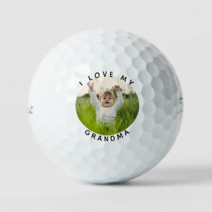 Ik hou van mijn oma kleinkind foto Titleist Golfballen
