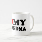 Ik hou van mijn oma koffiemok (Voorkant rechts)