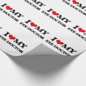 Ik hou van mijn Oogdokter Cadeaupapier (Hoek)