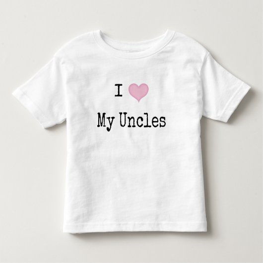 Ik hou van mijn ooms kinder shirts (Voorkant)
