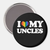 Ik hou van mijn ooms - magneet (Voorkant / Achterkant)