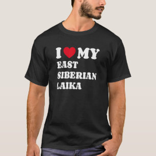 Ik hou van mijn Oost-Siberische Laika T-shirt