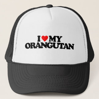 IK HOU VAN MIJN ORANG-OETAN TRUCKER PET