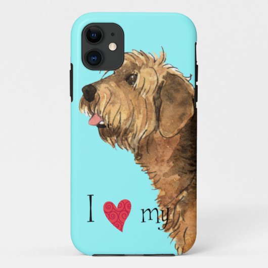 Ik hou van mijn Otterhound Case-Mate iPhone Case (Achterkant)