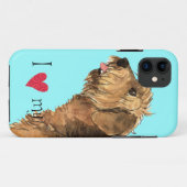 Ik hou van mijn Otterhound Case-Mate iPhone Case (Achterkant (horizontaal))