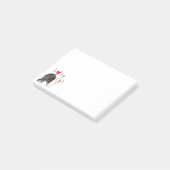 Ik hou van mijn oude Engelse Sheepdog Post-it® Notes (Schuin)
