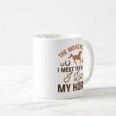 Ik hou van mijn paard koffiemok (Voorkant rechts)