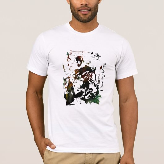 Ik hou van mijn paard t-shirt (Voorkant)