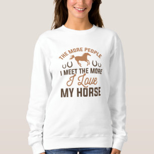 Ik hou van mijn paard trui