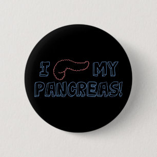 Ik hou van mijn pancreas ronde button 5,7 cm