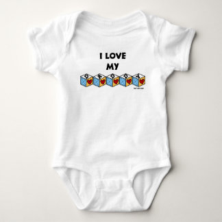Ik hou van mijn papa baby romper
