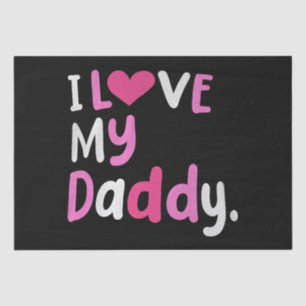 Ik hou van mijn papa beste papa ooit Vaderdag cool Tissuepapier