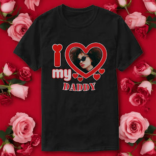 Ik hou van mijn papa gepersonaliseerd t-shirt