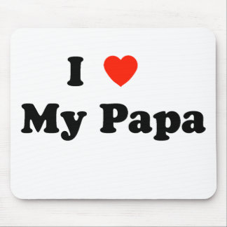 Ik hou van mijn Papa Mousepad Muismat