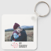 IK HOU VAN MIJN PAPA SLEUTELHANGER 2 FOTO CUSTOM (Achterkant)