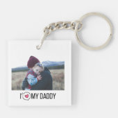 IK HOU VAN MIJN PAPA SLEUTELHANGER 2 FOTO CUSTOM (Achterkant)