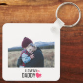 IK HOU VAN MIJN PAPA SLEUTELHANGER 2 FOTO CUSTOM (Achterkant)