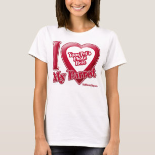 Ik hou van mijn papegaai - Foto T-shirt