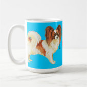 Ik hou van mijn Papillon Koffiemok (Links)