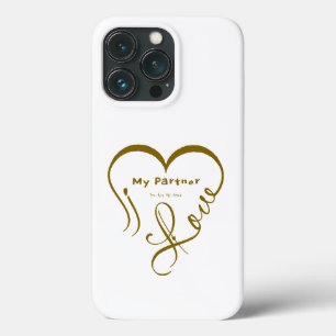 Ik hou van mijn partner - Jij bent mijn thuis kuss iPhone 13 Pro Hoesje