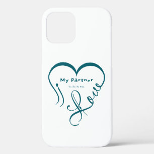 Ik hou van mijn partner - Jij bent mijn thuis kuss iPhone 12 Hoesje