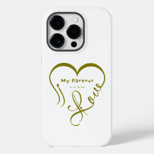 Ik hou van mijn partner - Jij bent mijn thuis kuss Case-Mate iPhone 14 Pro Hoesje
