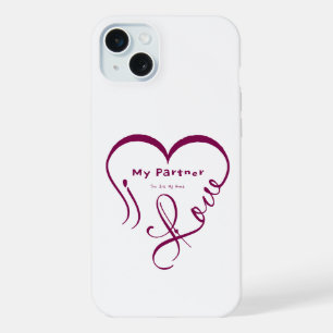 Ik hou van mijn partner - Jij bent mijn thuis kuss iPhone 15 Plus Case