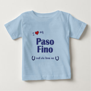 Ik hou van mijn paso Fino (Vrouw paard)