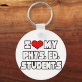 Ik hou van mijn PE studenten Sleutelhanger (Voorkant)
