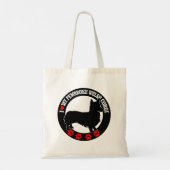 Ik hou van mijn Pembroke Welsh Corgi Canvas tas (Achterkant)