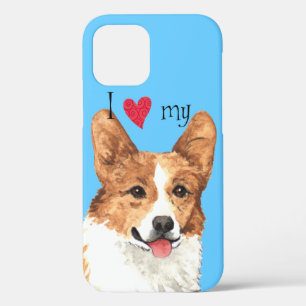 Ik hou van mijn Pembroke Welsh Corgi iPhone 12 Hoesje