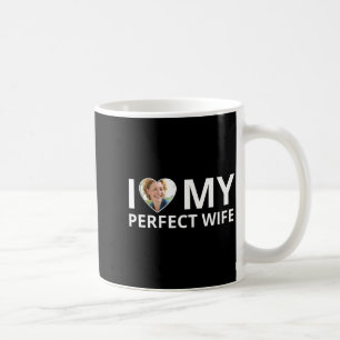 Ik hou van mijn perfecte vrouw foto hart grappige koffiemok