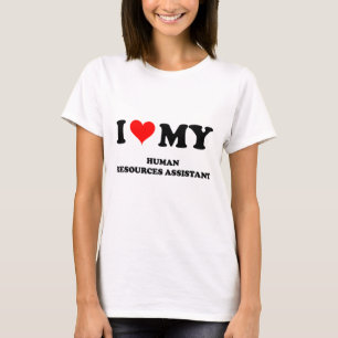 Ik hou van mijn personeelsmedewerker t-shirt