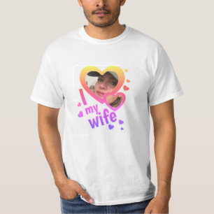 Ik hou van mijn persoonlijke aangepaste persoonlij t-shirt