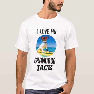 Ik hou van mijn persoonlijke foto van mijn GranDog T-shirt