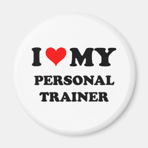 Ik hou van mijn persoonlijke trainer magneet