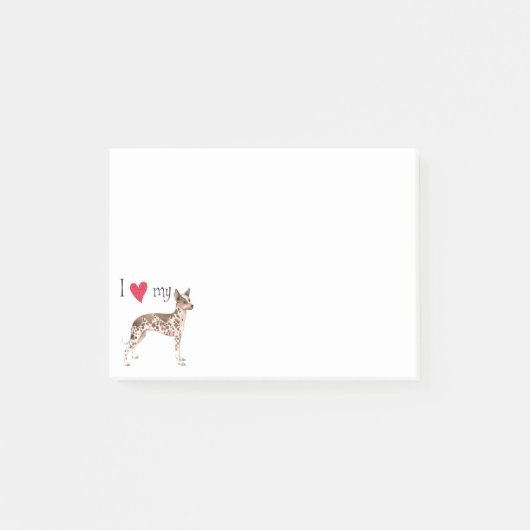 Ik hou van mijn Peruaanse Inca Orchid Post-it® Notes (Voorkant)