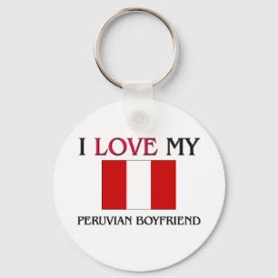 Ik hou van mijn Peruviaanse vriend Sleutelhanger