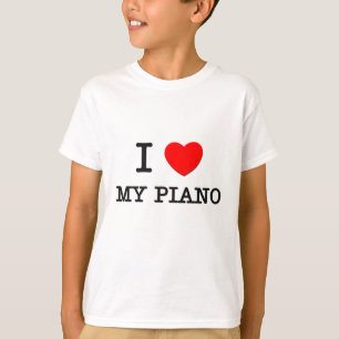 Ik hou van mijn piano t-shirt