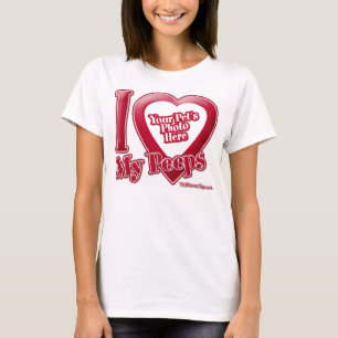 Ik hou van mijn pieppers - Foto T-shirt