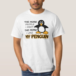 Ik hou van mijn pinguïn t-shirt