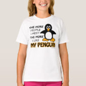 Ik hou van mijn pinguïn t-shirt (Voorkant)