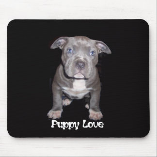 Ik hou van mijn Pit Bull Mousepad Muismat
