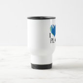 Ik hou van mijn planeet reismoug reisbeker (Center)