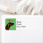 Ik hou van mijn Plott Hond Etiket (Insitu)