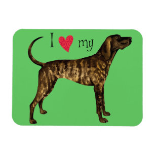 Ik hou van mijn Plott Hond Magneet